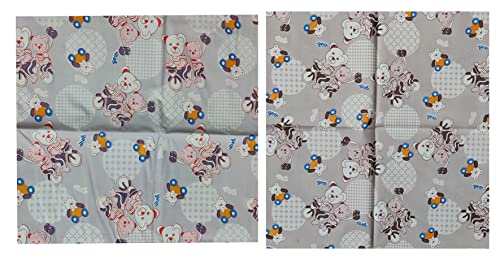 Image of EcoSoft Plastic Sheet,PVC Sheet for Kids,Rubber Sheet for Babies,Bed Wetting Protector(90 x 135 cm) (Bear Brown Purple)