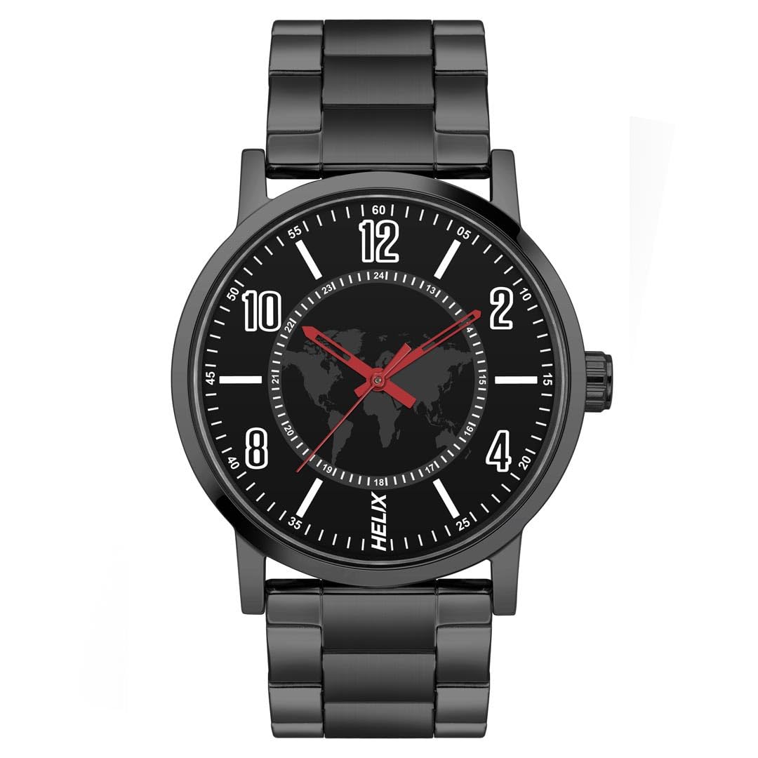 See full amazon price history chart for Helix by Timex Black Round Analog Watches for Men | Quartz Movement Stainless Steel Bracelet Men Watches | Upto 30 m Water Resistance with Foldover Clasp Closure | Gift for Men TW035HG12 Helix by Timex Black Round Analog Watches for Men | Quartz Movement Stainless Steel Bracelet Men Watches | Upto 30 m Water Resistance with Foldover Clasp Closure | Gift for Men TW035HG12 (B0D766119P) Amazon Price History, Amazon Price Tracker