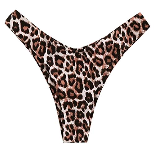 Luckycat Braguita de Bikini para Mujer Bikini brasileo descarado Lado Inferior Corbata Tanga bao baador Tangas Traje de bao Bikini Brasileo Tanga Traje de bao