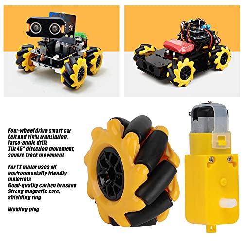 Rueda Mecanum para coche robot inteligente DIY en proyectos educativos de aula 7
