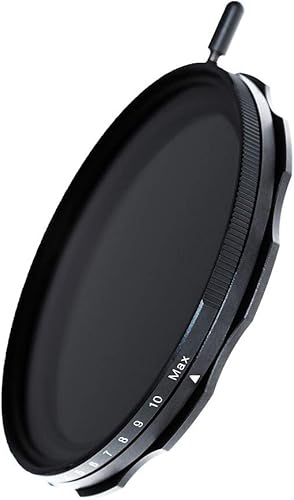 Filtro ND variable de 3.031 in, S-Pro MRC de 16 capas de nano recubrimientos, más de 10 paradas ND2-ND1000 ajuste continuo graduado, kit de paño de