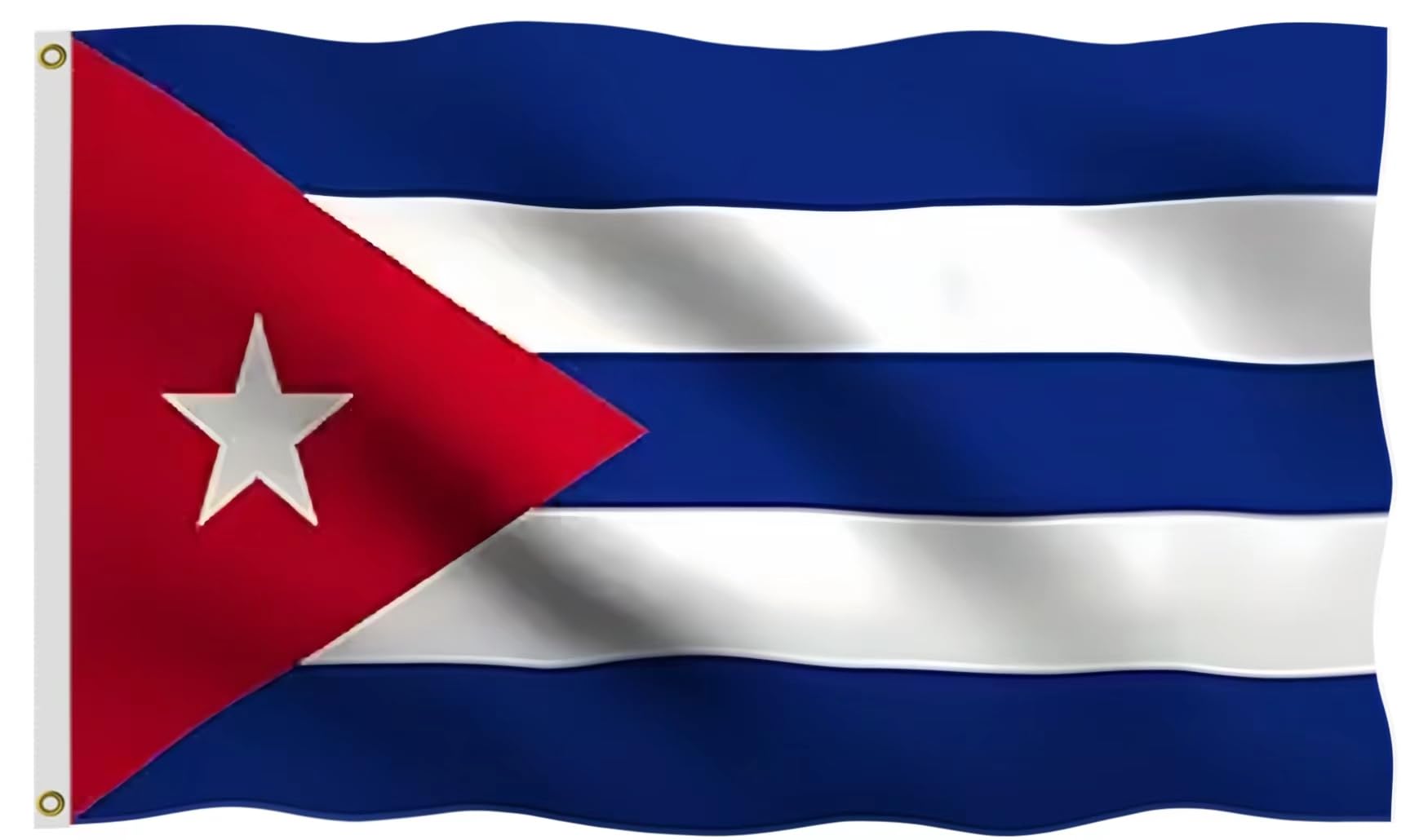 Cuba Flag 2X3 FT, Outdoor Polyester Flags with UV Resistant, Double Stitched Cuban National Flags with Brass Grommets and Stronger Header (2X3)