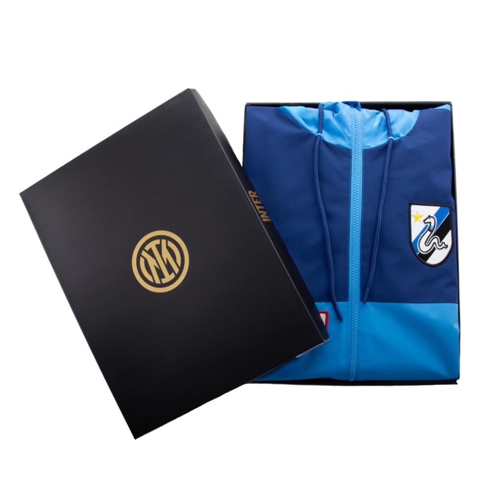 COPA Football - Giacca a Vento Retro - Uomo - FC Internazionale 1985-86 - Blu