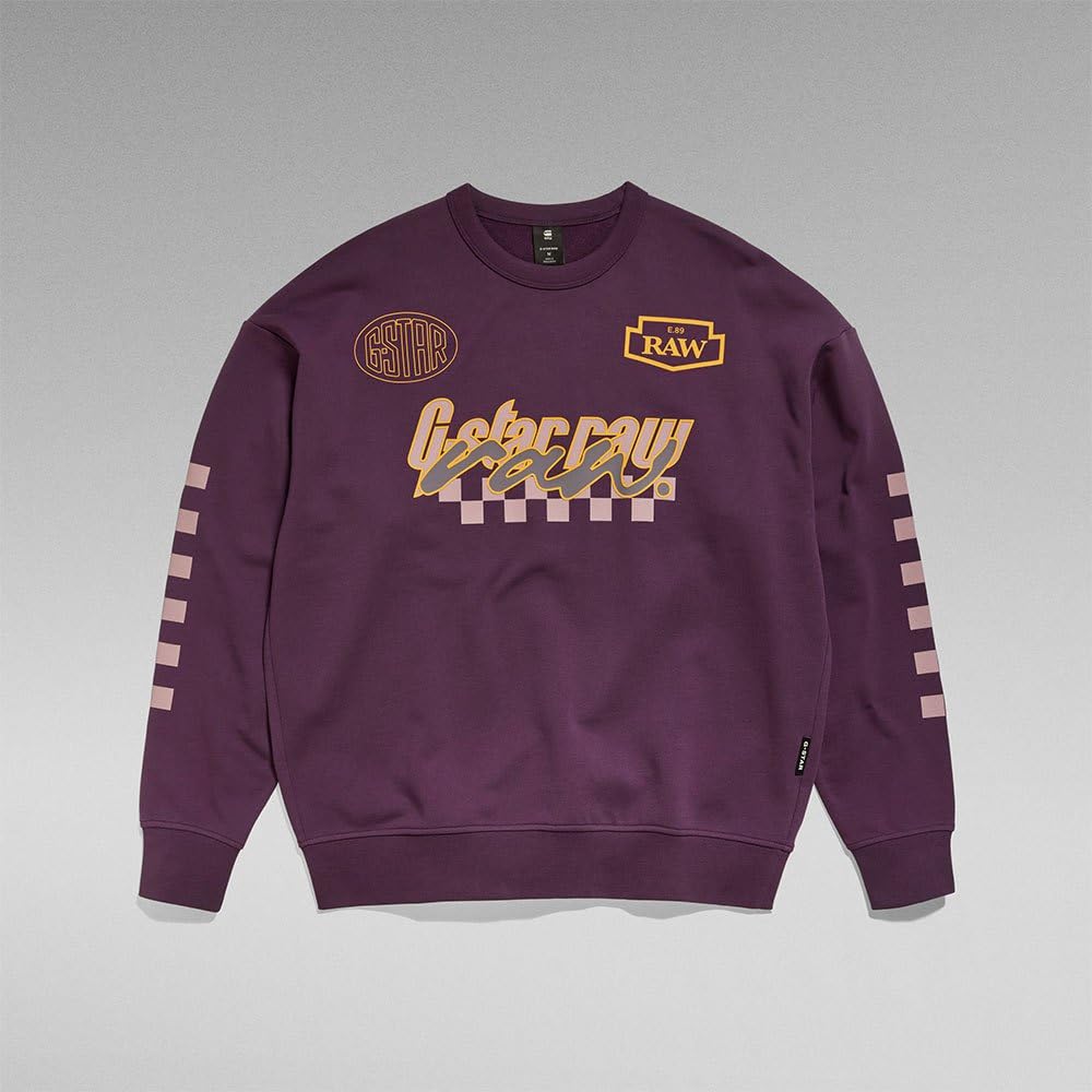 G-STAR Hombre Moto Sport Graphic Loose Sweater