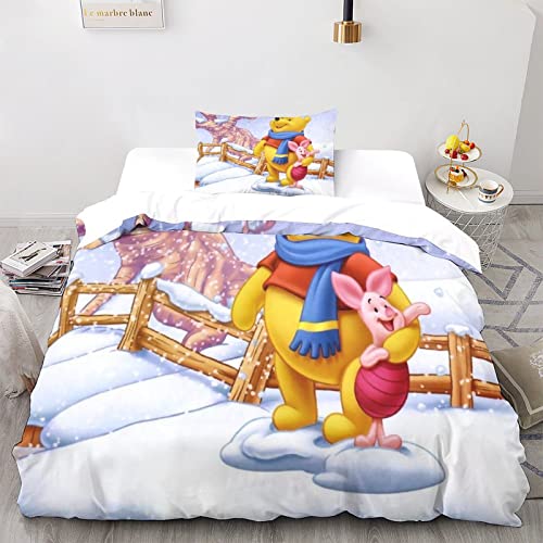 Winnie el Pooh Juego De Ropa De Cama Microfibra