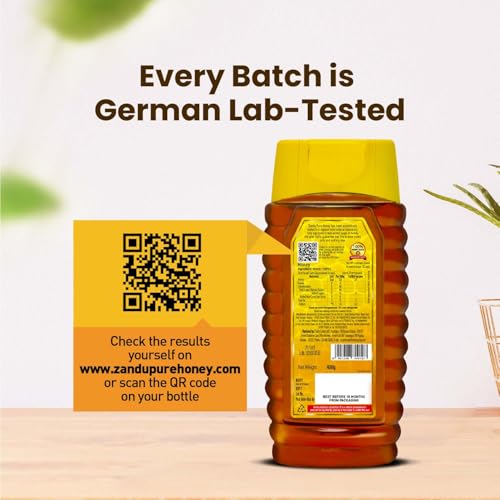 Image of Zandu Pure Honey Squ-Easy (Buy 1 Get 1 Free), 800 g (400 g + 400 g)