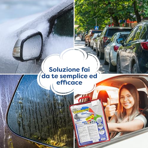 Copriauto Protector, Telo Riflettente Protettivo Per Auto, Misura Large, Antivento - 4