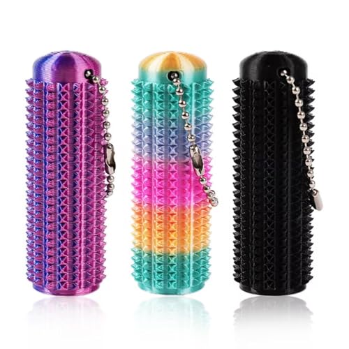 Little Ouchies Pain Fidget 3 Stücke Fidget Toys Pain Stim Spiky Grippie Keychain Fidget Toys Erwachsene für Stressabbau Fokus Sensorik Geschenke