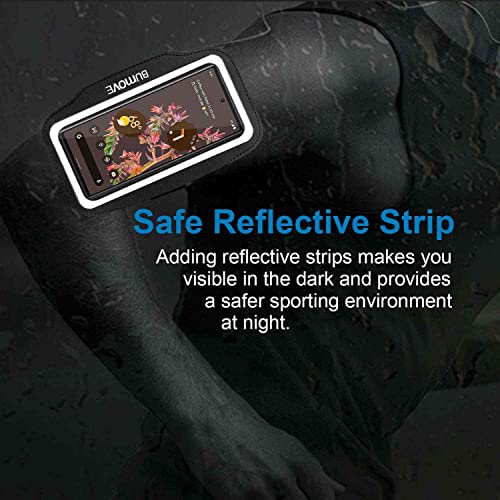 Bumove Pixel 7/7 Pro/6/6 Pro/5A Armband, Gym Running Workouts Sports Phone Arm Band For Google Pixel 7, 7 Pro, 6, 6 Pro, 5A With Card Holder (Black) #TOP6