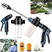 Power Jet Hochdruckpistole, Hochdruckpistole für Gartenschlauch, Water Hochdruckreiniger, Hochdruckdüse für Gartenschlauch, TurboWasher für Gartenschlauch, Ideal Für Autowäsche, Garten & Terrasse