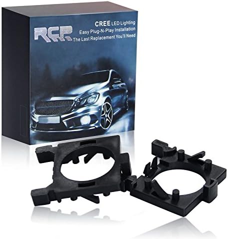RCP -H7AD11US- H7 LED Headlight Low Beam Bulb Adapter Holder for Ford Focus below 2016, 2pcs