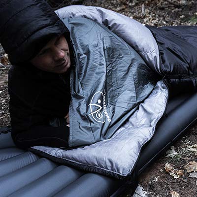 Outdoor Vitals Sleeping Bag Liner (Carbón, Rectangular/ Micro Poliester) miniatura 6