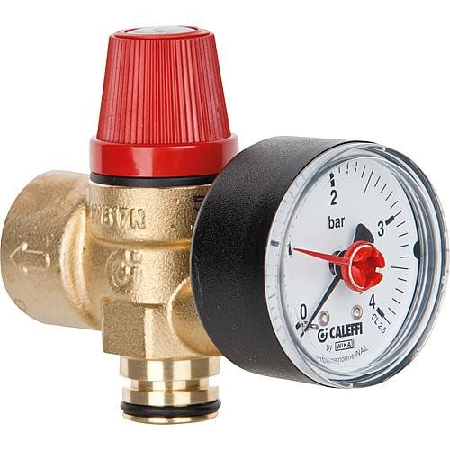 Buderus Sicherheitsventil mit Manometer für 7099030