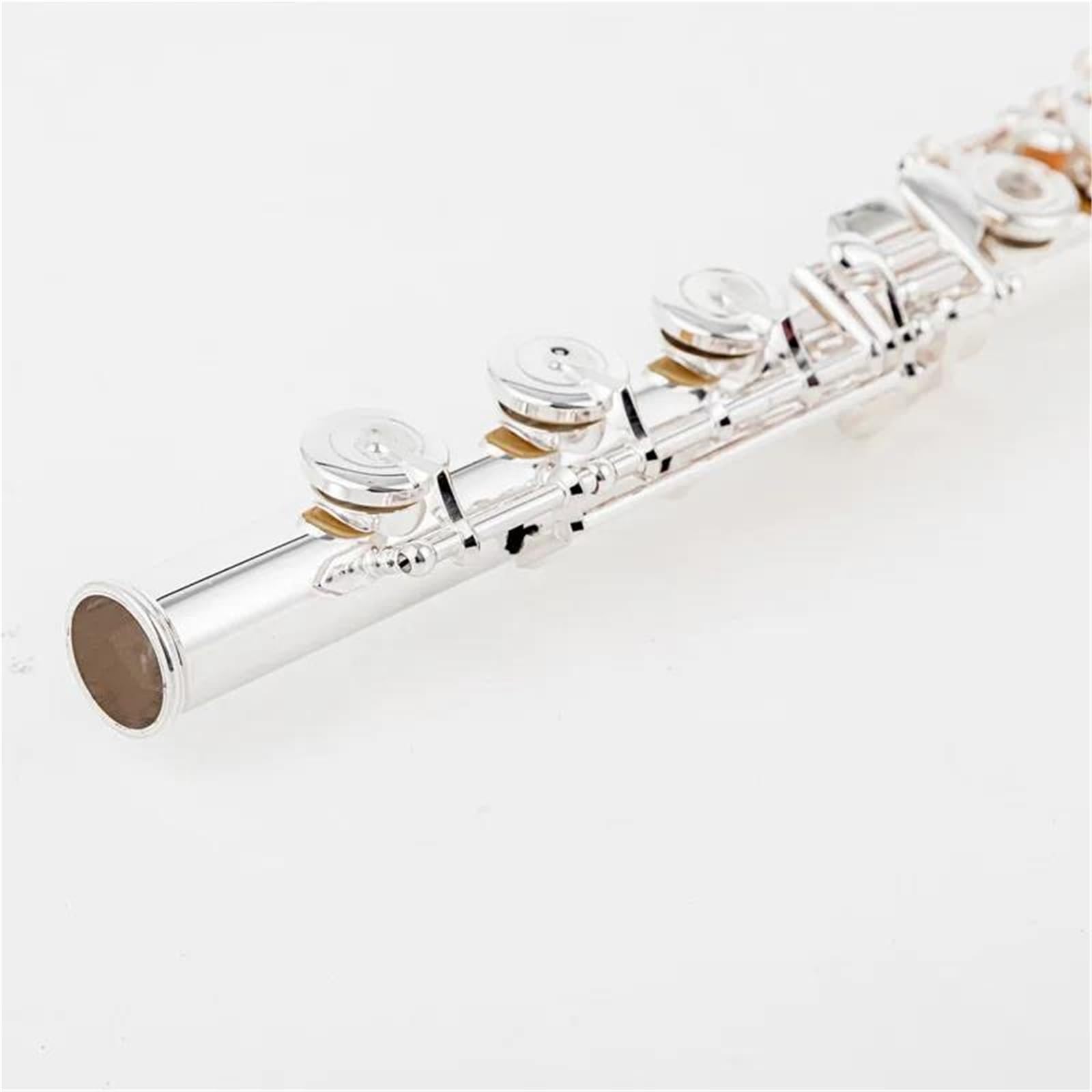 Querflöte mit 17 Löchern, H-Fuß, E-Ton, Musikinstrument, Kupfer, versilbert, leicht zu Spielen,