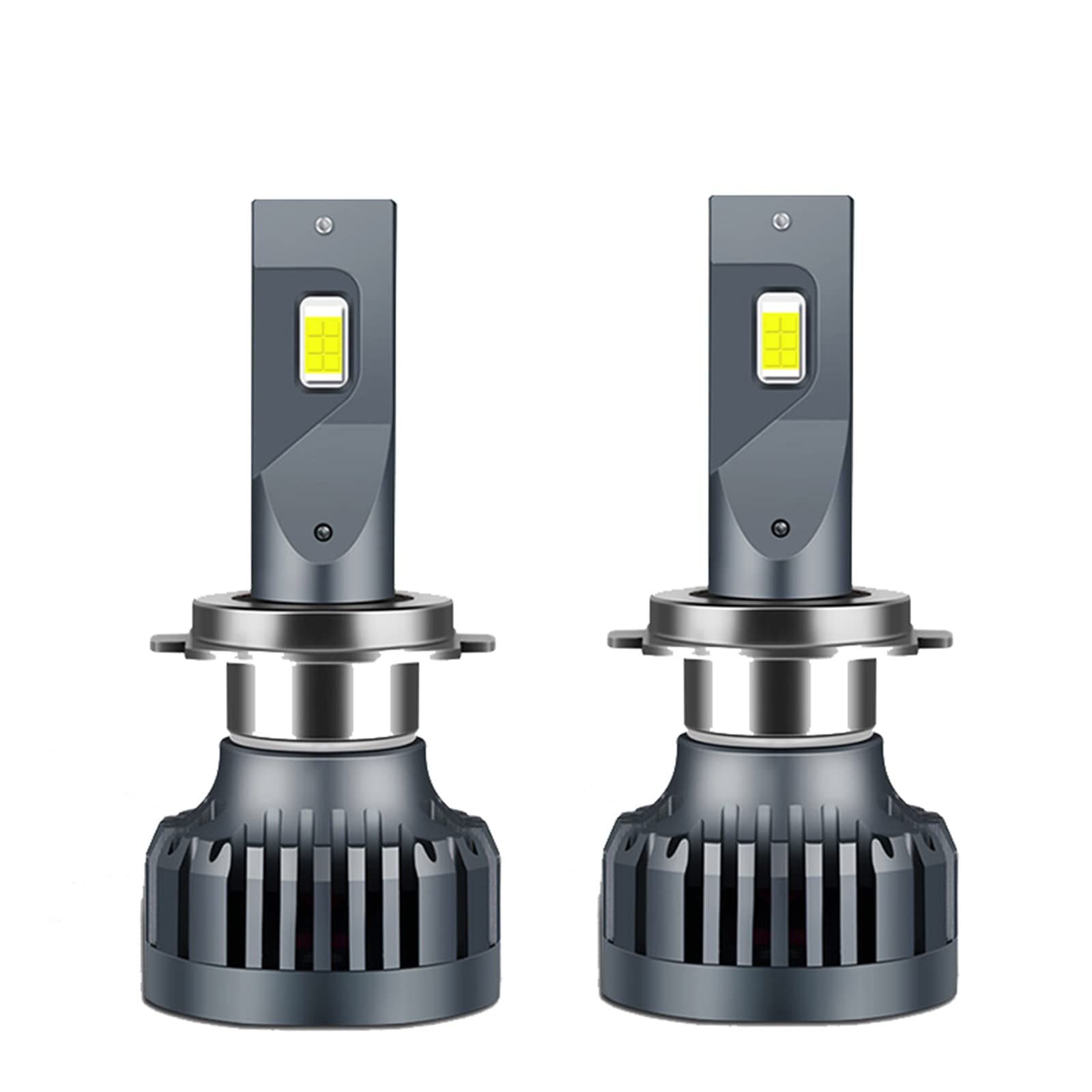 Bombillas LED Para Faros Delanteros, 100 W, 10000 Lúmenes, Kit De Conversión De Faros LED Superbrillantes, 6500 K, Blanco Frío, IP68 A Prueba De Agua, Paquete De 2,H4