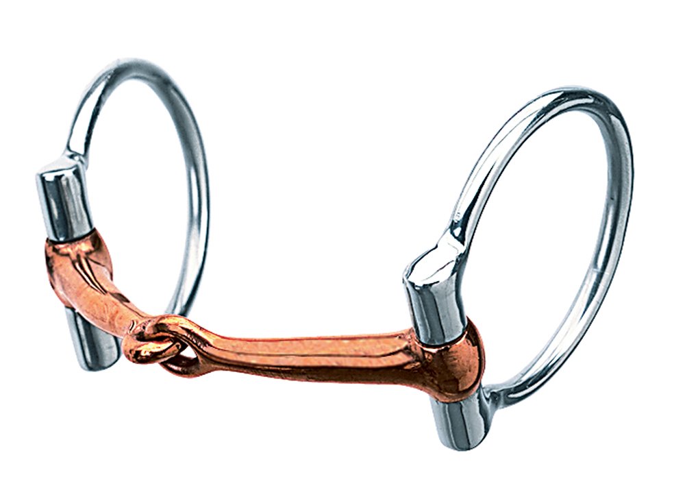Weaver Leather All Purpose Offset Dee Bit Features 5-Inch Copper Plated Mouth