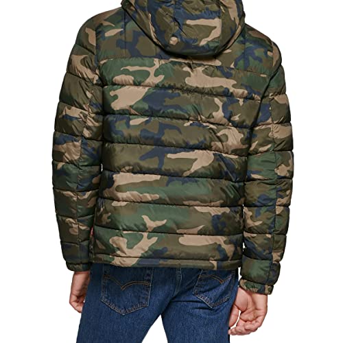 Levi's Men's Quilted Puffer with Sherpa Lined Hood2