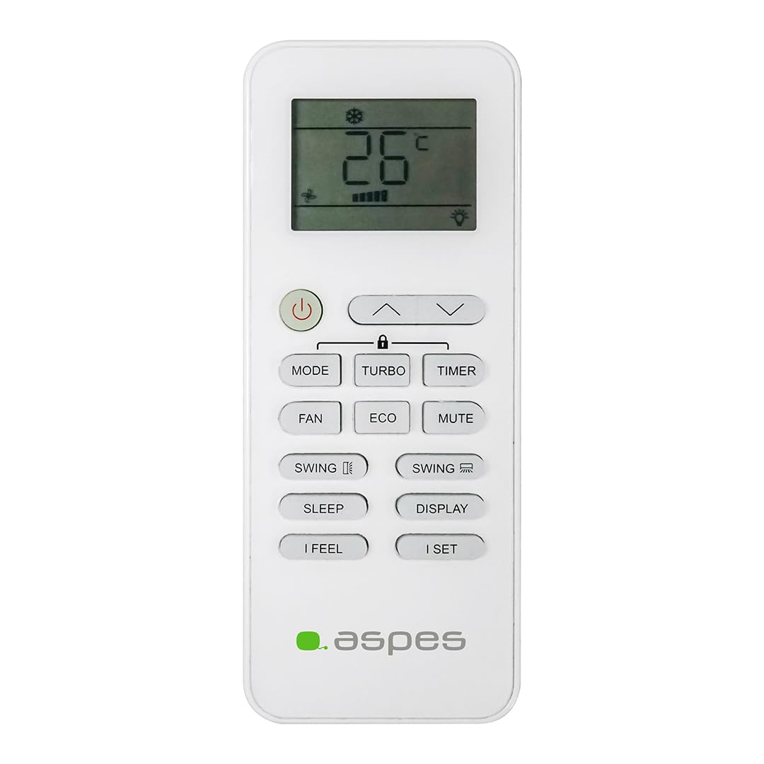 Aspes Aire Acondicionado Split, 18000 BTU AAAS1800W. Bomba de Calor, Temporizador, Clasificación Energética A++