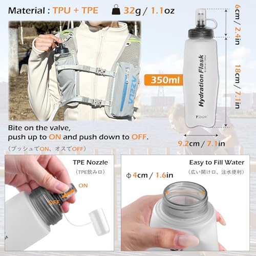 Image of TRIWONDER Hydration Vest Running Backpack for Men & Women, Water Pack for Hiking, Camping, Climbing & Cycling, Lightweight Daypack