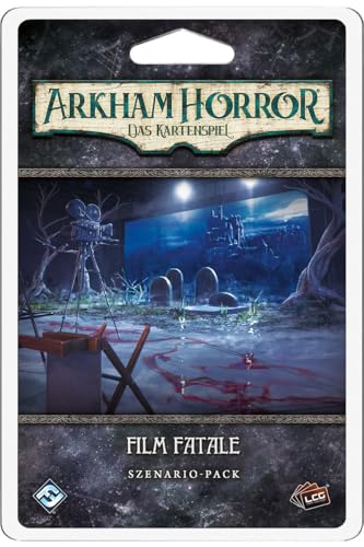 Asmodee, Arkham Horror: Das Kartenspiel – Film Fatale, FFG, Szenario-Erweiterung, Expertenspiel, 1-4 Spieler, ab 14+ Jahren, 1-2 Stunden, Deutsch