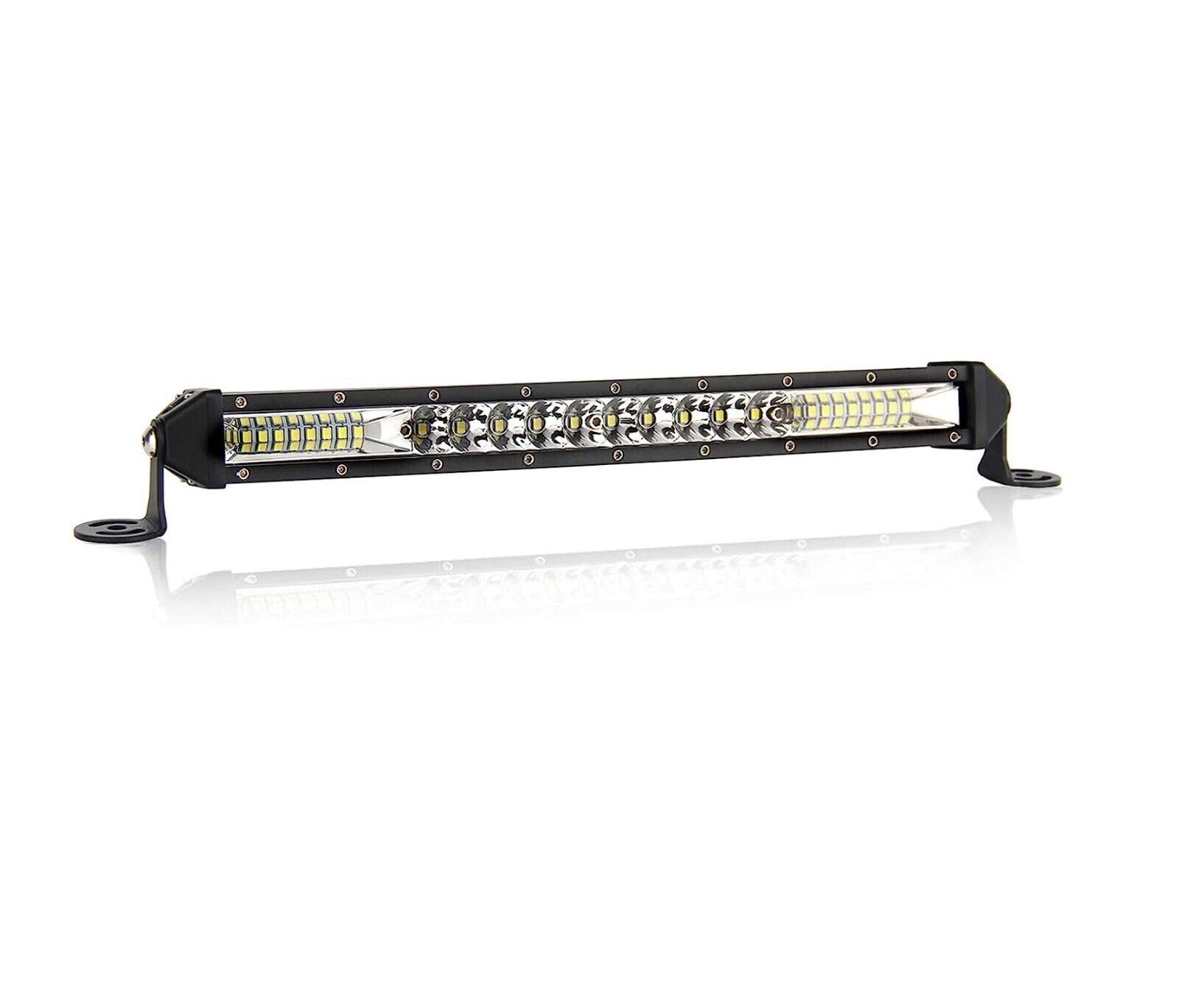10 Inch Slim LED Light Bar - 40,000LM Spot/Flood Combo, 9-32V, Waterproof, For SUV/ATV/4WD