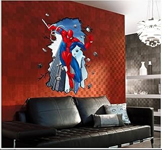 XXXL Spiderman Large Huge Wall Stickers Children Boys Bedroom Decal Art Mural Decor Decoration