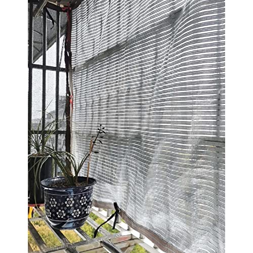 Filet d'ombrage pour le jardin 75% voile d'ombrage en aluminium 6x6m