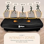 LifePro 3D Vibration Plate Exercise Machine – Dual Motor Oscillation & Lateral Motion Vibrating Plate – Full Body Workout Trainer with Loop & Resistance Bands for Home Gym & Fitness