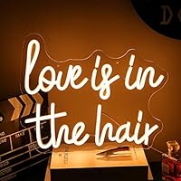 Love Is In The Hair Sign for Barbershop & Hair Salon by Custom Neon