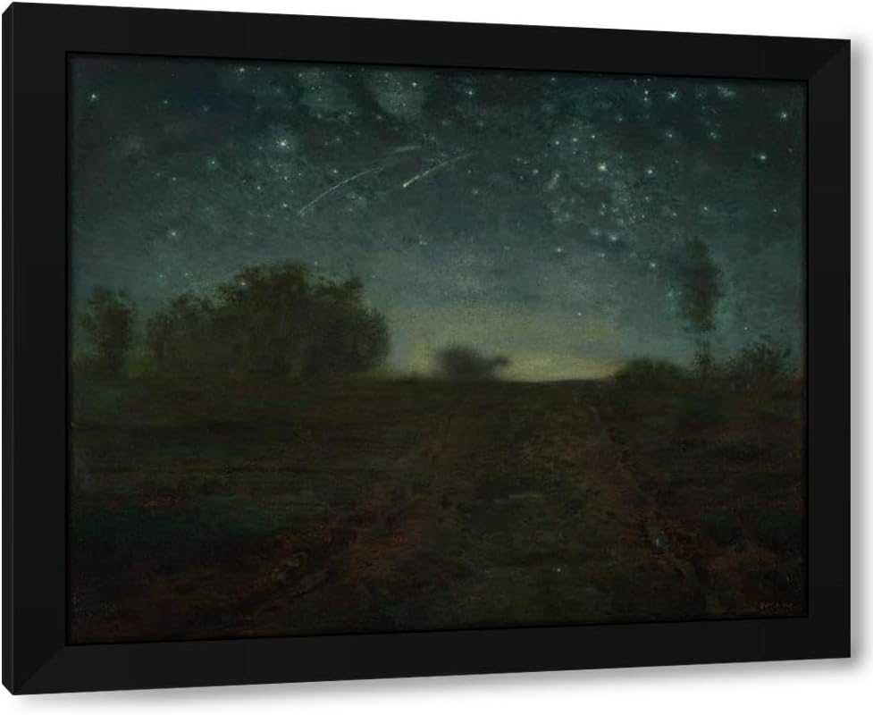 ArtDirect Starry Night (ca. 1850-65) 45x36 UnFramed Museum Art Print Poster Ready for Framing by Jean-François Millet (French, 1814-1875)