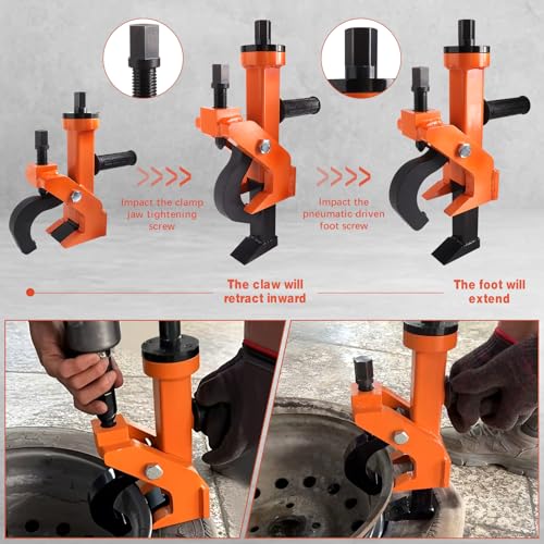 Image of Manual Tire Bead Breaker with Handle, Adjustable Hammer Tires Changer Tire Removal Tools Pneumatic Bead Breaker Heavy Duty Tire Change Tool for Car Truck, Tractor, Mower, ATV, RV, Golf Cart