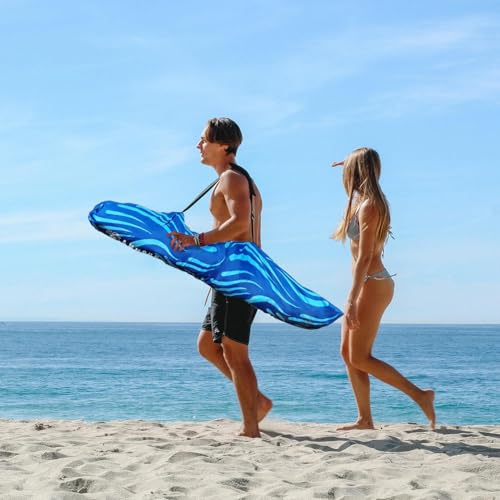 AMMSUN Beach Cabana, 6.5'×6.5' Beach Canopy with Privacy Sunwall, Easy to Set Up, UV 50+ Protection, Waterproof, Portable Sun Shelter for the Whole Family (Blue Paint) by AMMSUN - Image 5