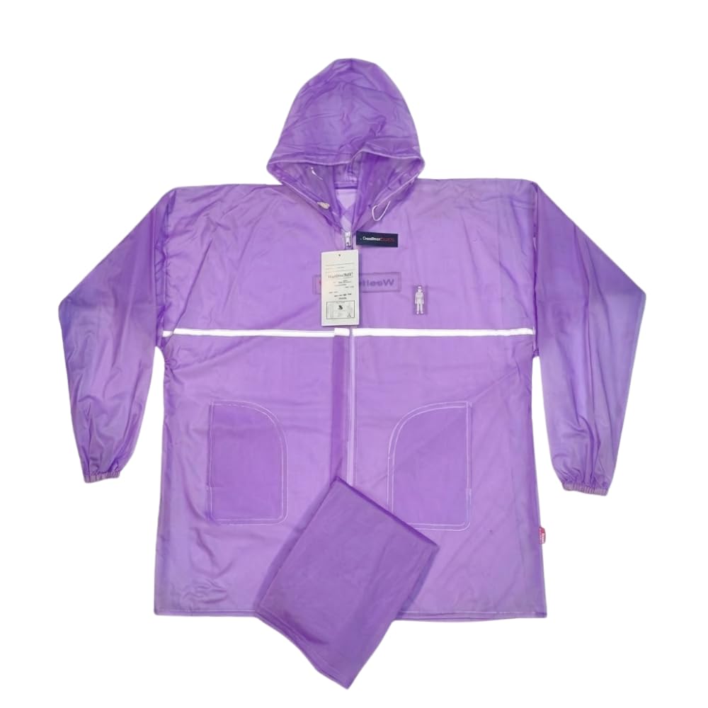 Raincoat for Men & Women, Waterproof Hooded Rain Jacket, Lightweight Reusable Full Sleeve Rain Wear for Bike Riding, Motorcycle, Travel, Trekking, Hiking, Camping & Outdoor Activities-image-41