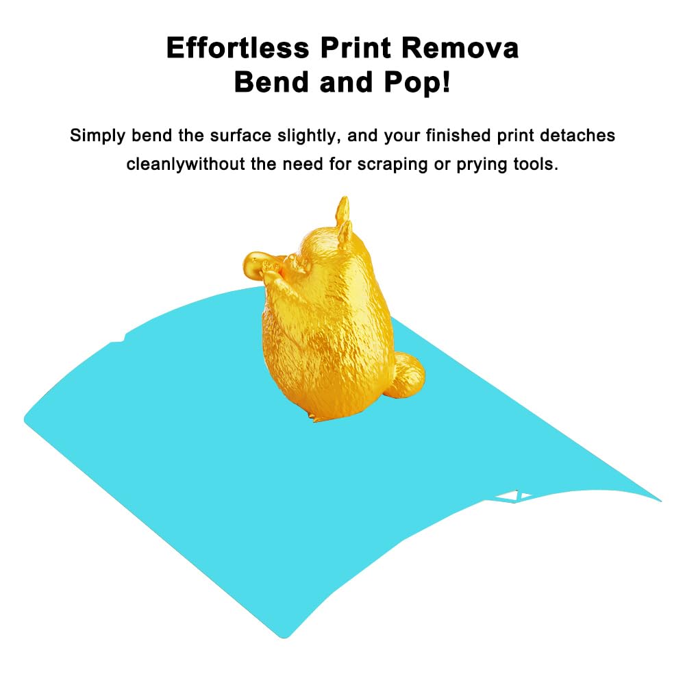 Upgraded Cool Plate do Kobra S1 Combo płyta do montażu niskotemperaturowego 264 x 276 mm, dwustronna, strukturalna platforma PEI do drukarki 3D Anycubic
