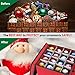 Primode Christmas Ornament Storage Box with Dividers | Stores up to 64 Holiday Ornaments | Decorations Accessories Storage Container and Organizer | Durable 600D Oxford Material (Red)