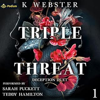 Triple Threat Audiolibro Por K Webster arte de portada
