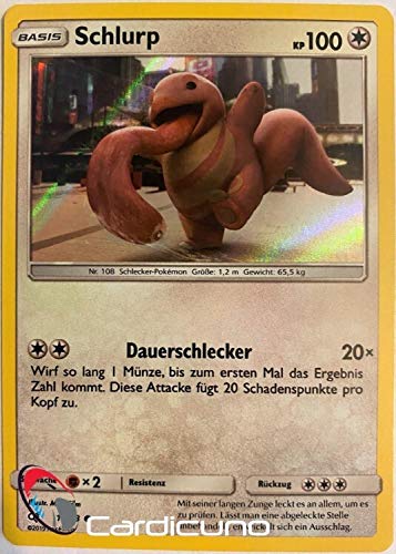 schlurp pokemon card Cardicuno Schlurp 16/18 Holo Pikachu Trading Card : Amazon.com.be: Toys