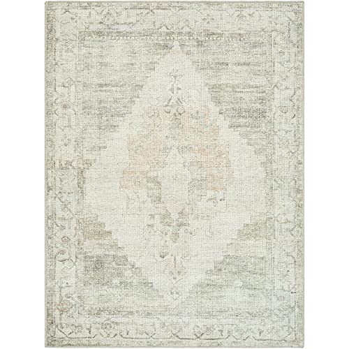 Tapete decorativo Livabliss Luca Medallion oliva 2'2" x 3'9" miniatura 5
