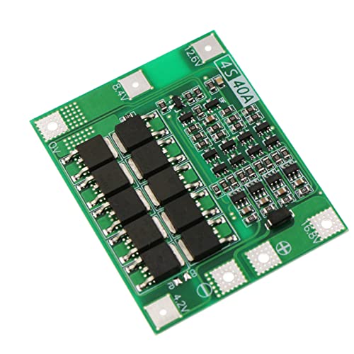 Moniss Placa de proteção de célula de íon de lítio 4S 40A Versão aprimorada Baterias de lítio BMS Ci