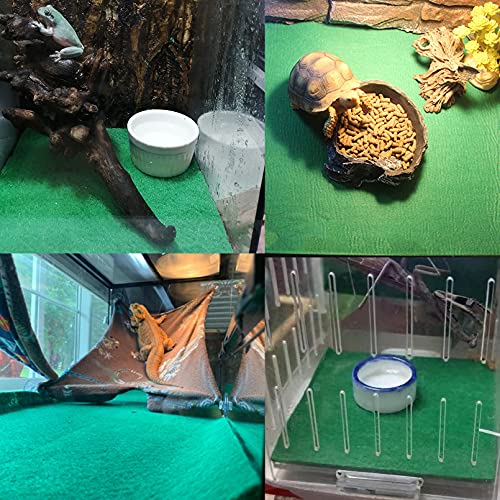 2Pcs Reptile Carpet Terrarium Bedding Substrate Liner Carpet for Lizard, Turtles, Snakes, Bearded Dragon, Iguana… - Image 7
