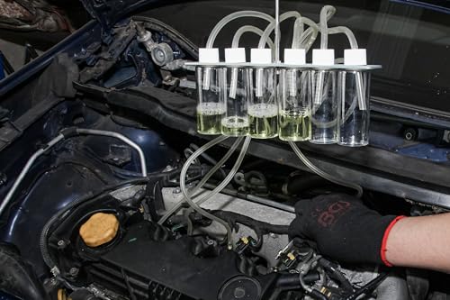 BGS Common Rail Tester Motoren Diesel Injektor Einspritzdüsen Rücklaufmenge 8101 Prüfgerät Prüfer CDI Einspritz Düsen