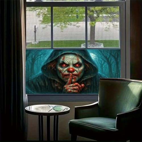 Vinilo Decorativo Halloween 39.3x17.7 Pulgadas miniatura 3