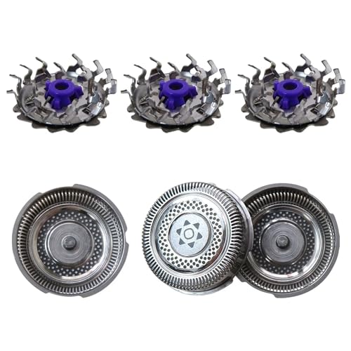 2024 Upgraded 3x Washable Shaver Head Replacement Blade SH98 Compatible for Philips Series 9000 Prestige SP9861 Effectively and Comfortably Trim and Shave