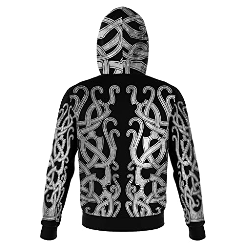 Sweatshirts pull Viking aux finitions graphiques 3D premium - 2
