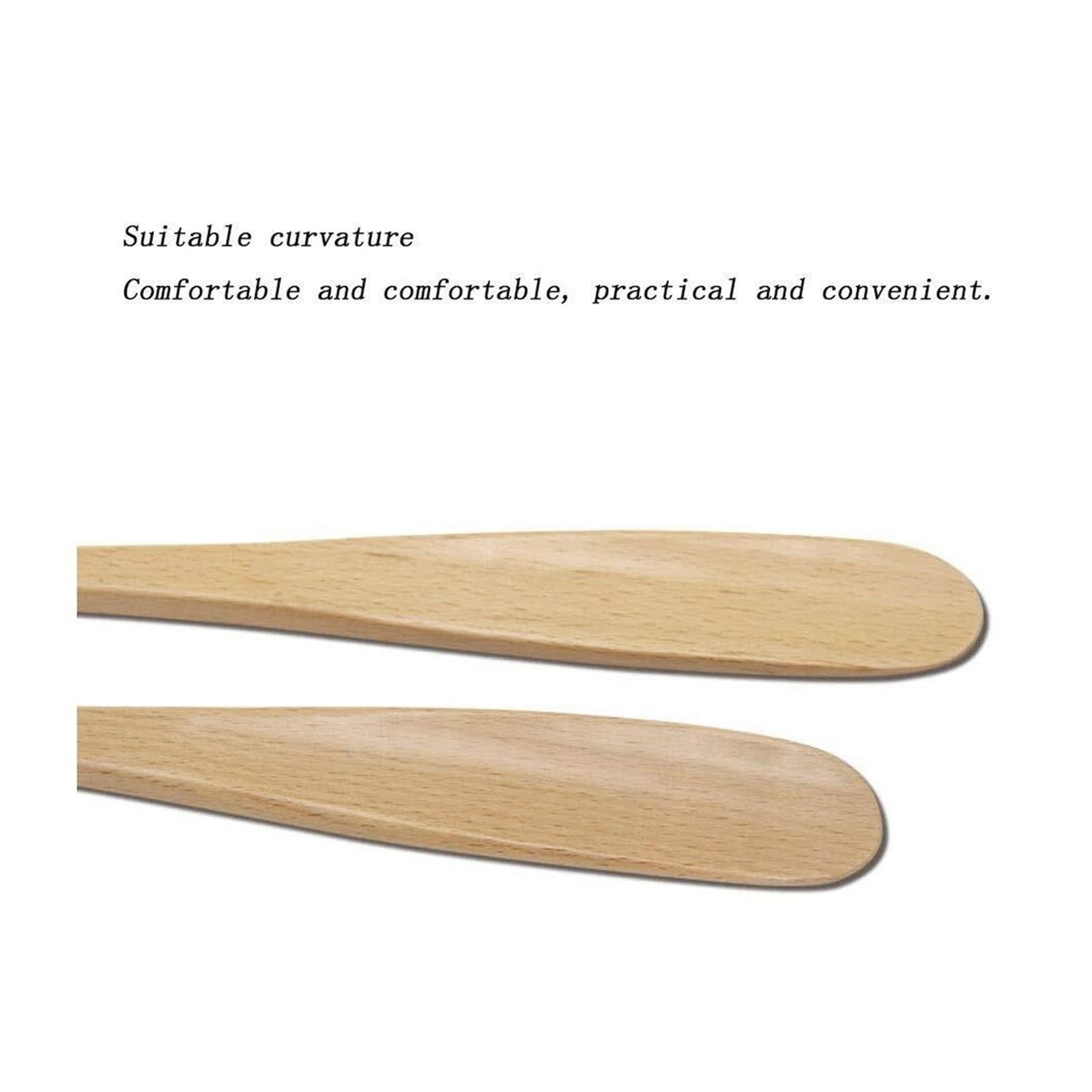 Calzadores Calzador de Madera Maciza, Zapatilla, Calzador de Mango Largo, Elevador de Zapatos, Usuario de Calzado/Extractor de Longitud Derecha de 55 cm