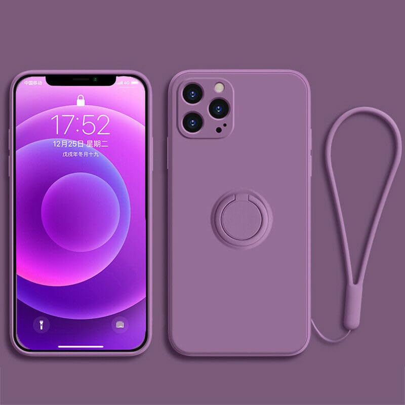 Coque violette pour iPhone 16 Plus en silicone premium rigide haute finition