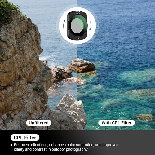 Image of JJC Magnetic CPL Filter for DJI OSMO Pocket 3 Creator Combo | Circular Polarizer Polarizing Filter for Pocket3, Multi-Coated HD Optical Glass, Water-Resistant, Anti-Oil and Anti-Static