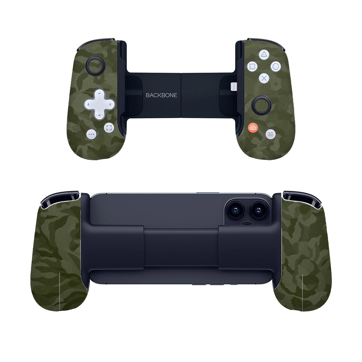 SopiGuard Sticker Skin for Backbone One Controller Full Body Wrap (Camo Green)