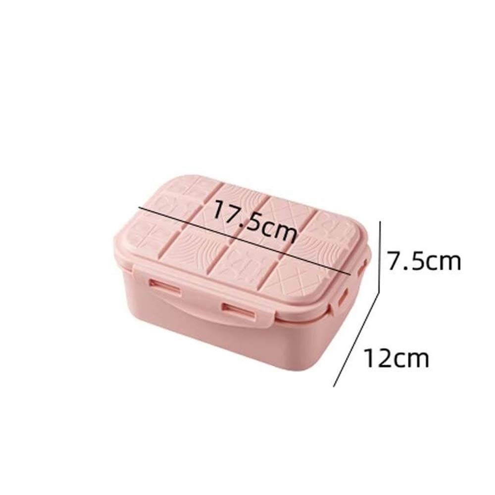 fiambrera, Bento Boxes - Fiambrera aislada portátil(Blue)