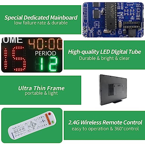 Marcador Digital para Multideportes con Trípode miniatura 6